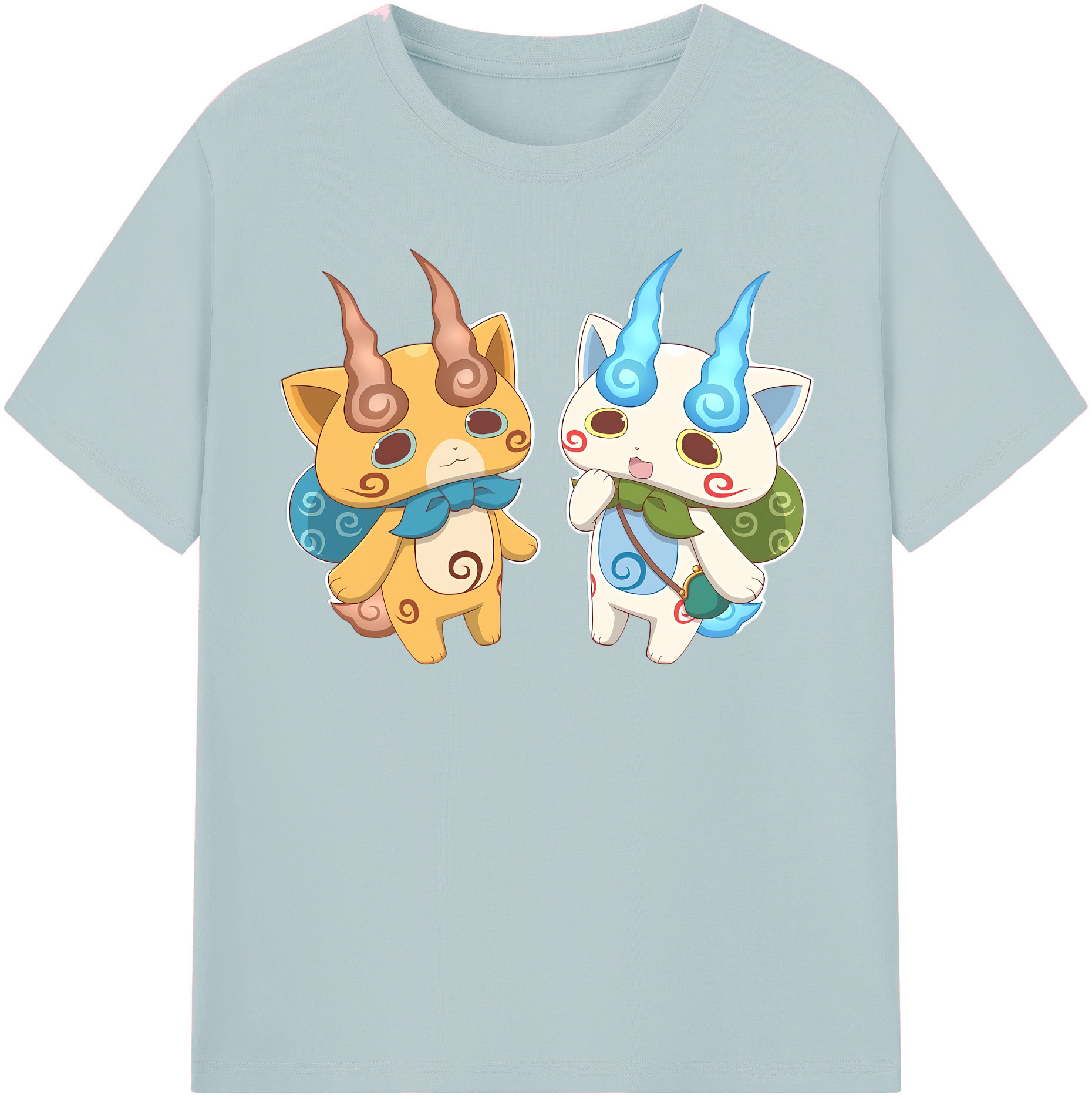（画像用） 妖怪ウォッチ Yo-kai Watch 綿100％半袖Tシャツ（フロントプリント）